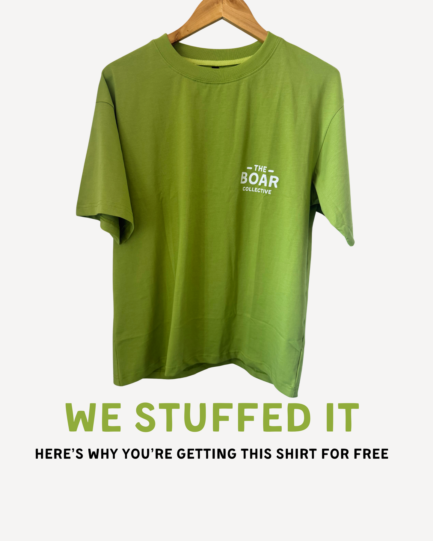Ugly Green Shirt Fail – FREE (Add to Cart with Any Shirt Purchase)